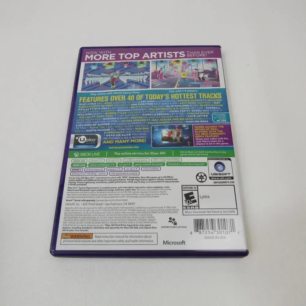 Just Dance‎ 2015 (Microsoft Xbox 360, 2014)